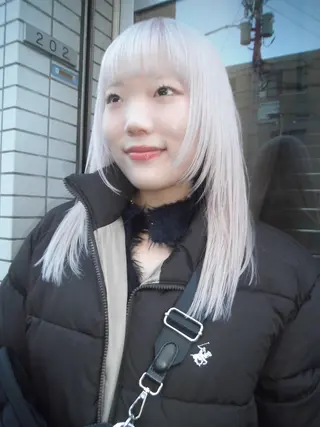 セミロング カラー 🎀オイダイラ モモカ🎀のヘアスタイル