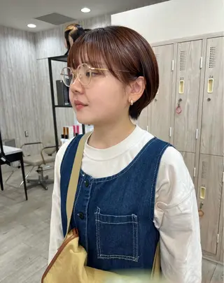 ショート カラー 初めてのショート お任せください✂️のヘアスタイル