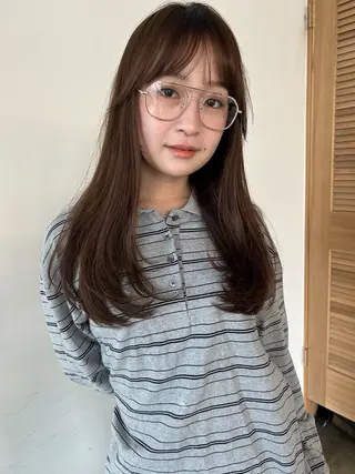 ミディアム カラー 無料カットモデル募集 / 涼 乃のヘアスタイル