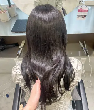 セミロング 安達 萌花のヘアスタイル