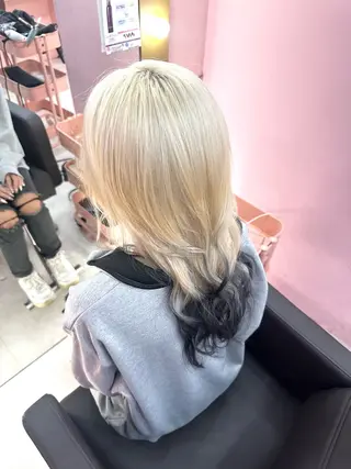 ロング カラー ブリーチ指名 No.1🦋KOKIのヘアスタイル