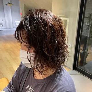 ミディアム パーマ Nikiita/ shionのヘアスタイル