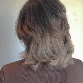 ミディアム カラー 坂元 智信のヘアスタイル