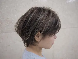 ショート カラー 菅村 勇亮のヘアスタイル