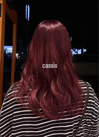 セミロング カラー 韓国レイヤー/透明感 カラー🐈曾根高のヘアスタイル