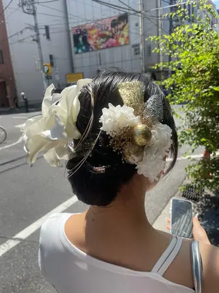 ロング 量産ヘアセット/ ヘアメAyakaのヘアスタイル