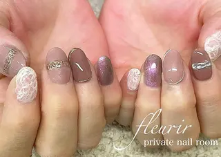 ネイル フルリール 【プライベートサロンのネイルデザイン