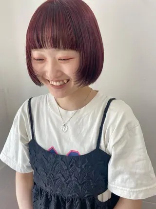 ミディアム カラー ダブルカラー 🌙chinariのヘアスタイル