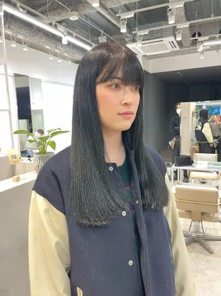 ミディアム 表参道レイヤー Kinoのヘアスタイル