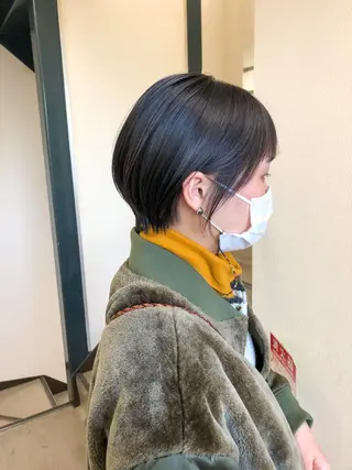 ショート 水野 雪 /パーマ/暖色カラーのヘアスタイル