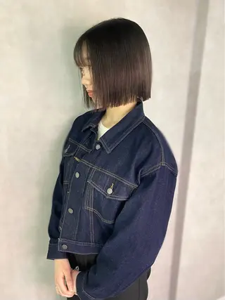ショート カラー 盛れる顔まわり✨🎀 レイヤー別所好葉のヘアスタイル