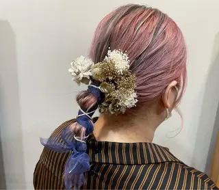 ヘアアレンジ みねぎし ふうかのヘアスタイル