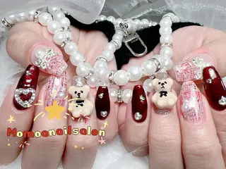 ネイル MoMoA Nail ネイル長さ出し専門店のネイルデザイン