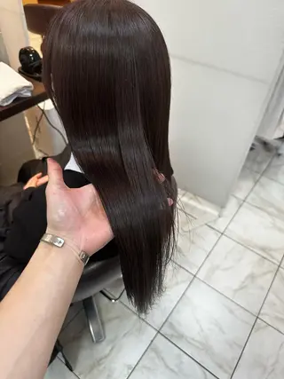 セミロング ⭐️透け感カラー /齊藤容史⭐️のヘアスタイル