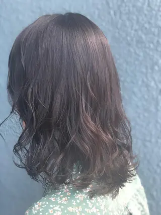 ミディアム カラー ヘアアレンジ デザインカラー✨新倉 佑奈のヘアスタイル