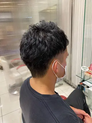 ショート メンズカット 柳場 愛のヘアスタイル