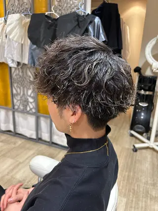 メンズ わかまつ　ももみ 🕊️/顔周りカットのヘアスタイル