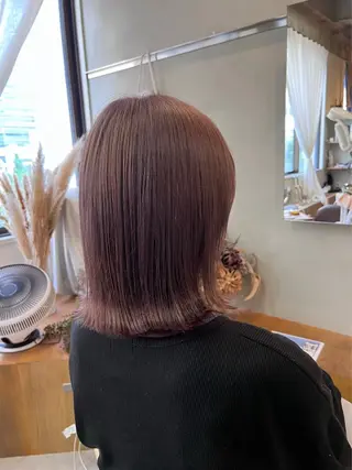 カラー Asumi/丸の内 /ブリーチ/花屋併設のヘアスタイル