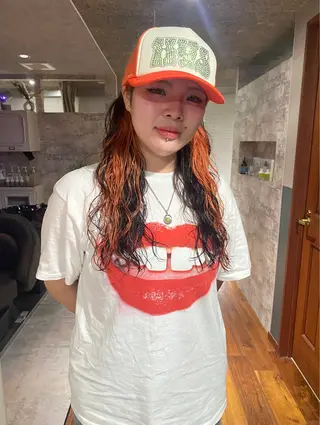 ロング カラー パーマ mai / linoah˚✧のヘアスタイル