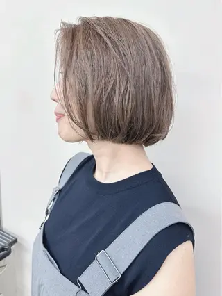 ショート ボブ/ゆるふわ ボブパーマ/とういのヘアスタイル