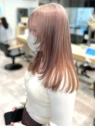 ロング カラー LUCK 本厚木店のヘアスタイル