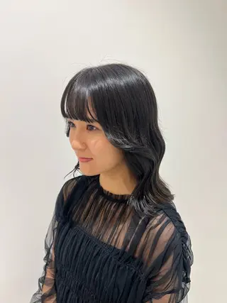 ミディアム 🤍透明感カラー・ きらら‎🤍のヘアスタイル