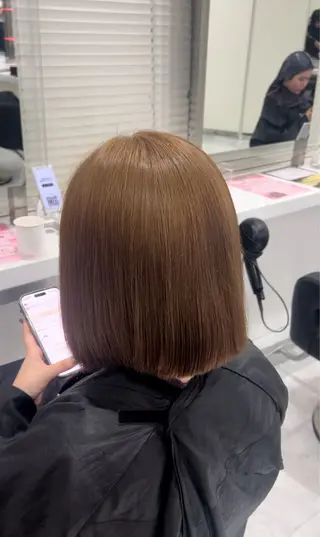 ロング ブリーチありorなし 暖色カラー🎀セナのヘアスタイル