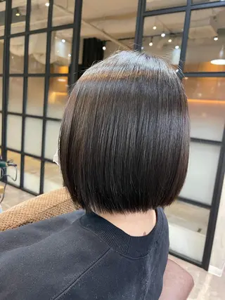 ミディアム カラー パーマ 初めでも安心🌟 newi町田✂のヘアスタイル