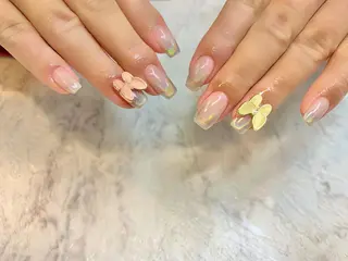 ネイル N-mode所属・yuya パラジェル/長さ出しのネイルデザイン