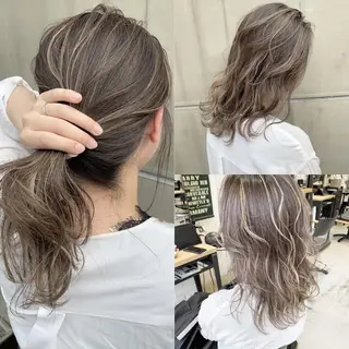 ミディアム カラー 北間 寛哉のヘアスタイル