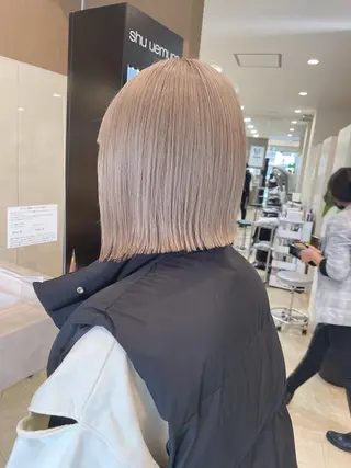 ショート 縮毛矯正ボブ/ 髪質改善/カットのヘアスタイル