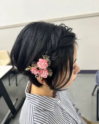 ショート ヘアアレンジ 石井 綺乃のヘアスタイル