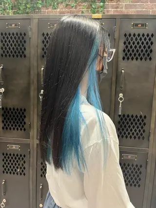 ロング カラー ヘアアレンジ 清水　仰士 ROW町田のヘアスタイル