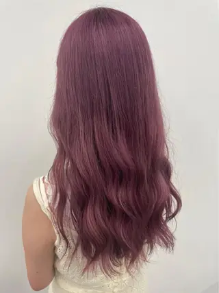 ロング トレンドモテカラー 🩷色落ちまで可愛くのヘアスタイル