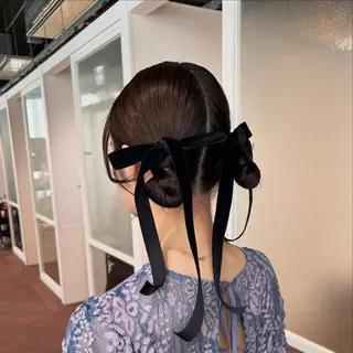 セミロング ヘアアレンジ マンツーマン 縮毛矯正/マユコのヘアスタイル