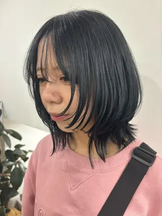 ショート カラー misa🫧ナチュラ ル縮毛矯正/髪質改善のヘアスタイル