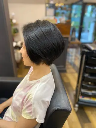 ショート ひばりカット🌈石井 里佳のヘアスタイル