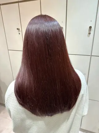 セミロング 美髪矯正/渡辺 りんのヘアスタイル