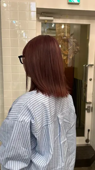 セミロング カラー ショートカットパー マ🫧kotoneのヘアスタイル