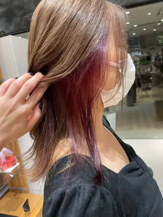 セミロング ナチュラルカラー 児玉優香のヘアスタイル