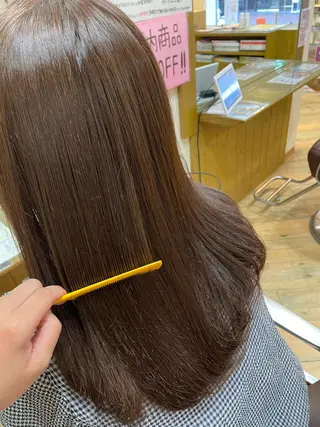 セミロング カラー ショートボブカット /堀内波玲のヘアスタイル