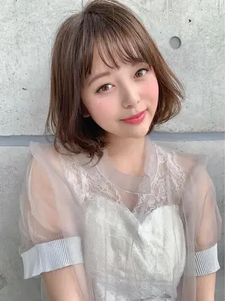 ミディアム カラー 🩰透明感カラー♡ UTA🩰のヘアスタイル