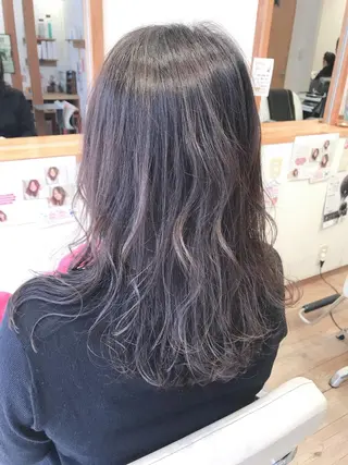 ロング カラー アザマ　ヤスカツ _rosso 川口のヘアスタイル