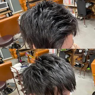 ショート メンズ かんばら りょーいのヘアスタイル