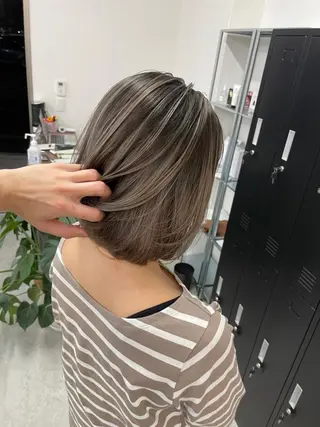 ミディアム カラー カラー特化サロン茶屋 町Furukuboのヘアスタイル