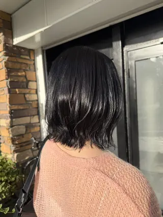 ミディアム カラー 透明感カラー/パーマ 🌀アオノのヘアスタイル