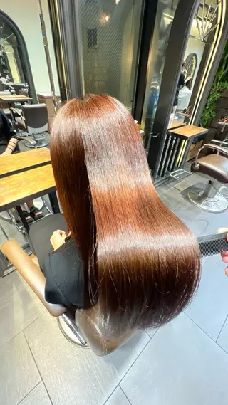 ロング 金井蛍祐/くびれボブ /透明感カラー/艶髪のヘアスタイル