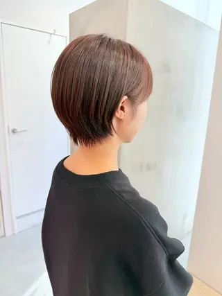 ショート カラー DECORA SORAN【本川越】所属・韓国/顔周り/ボブ/ ショート/大川陽太のヘアスタイル