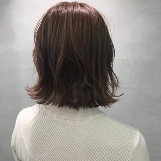ミディアム イラブ ちかのヘアスタイル
