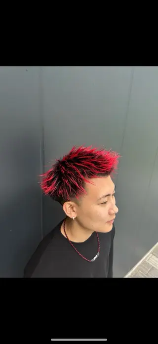 カラー パーマ メンズ 【pia】 江田岳斗のヘアスタイル